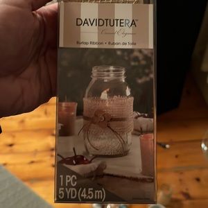 David Tutera burlap ribbon
